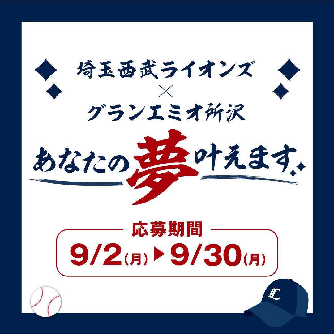 埼玉西武ライオンズ「あなたの夢叶えます」