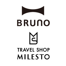 BRUNO/TRAVEL SHOP MILESTO ロゴ