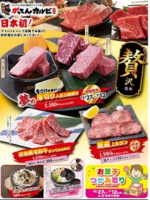 夢の厚切り3種盛！期間限定販売！