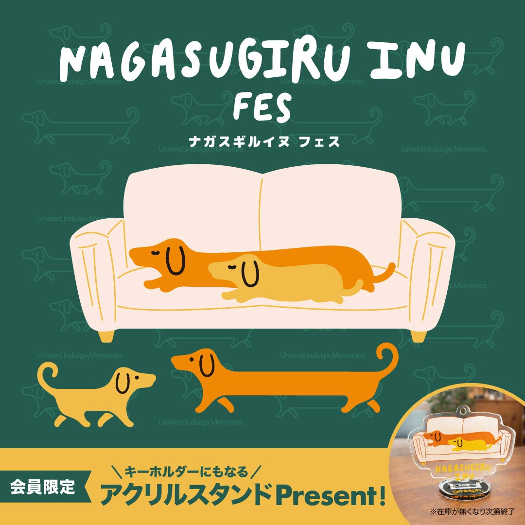 ナガスギルイヌFES開催中！