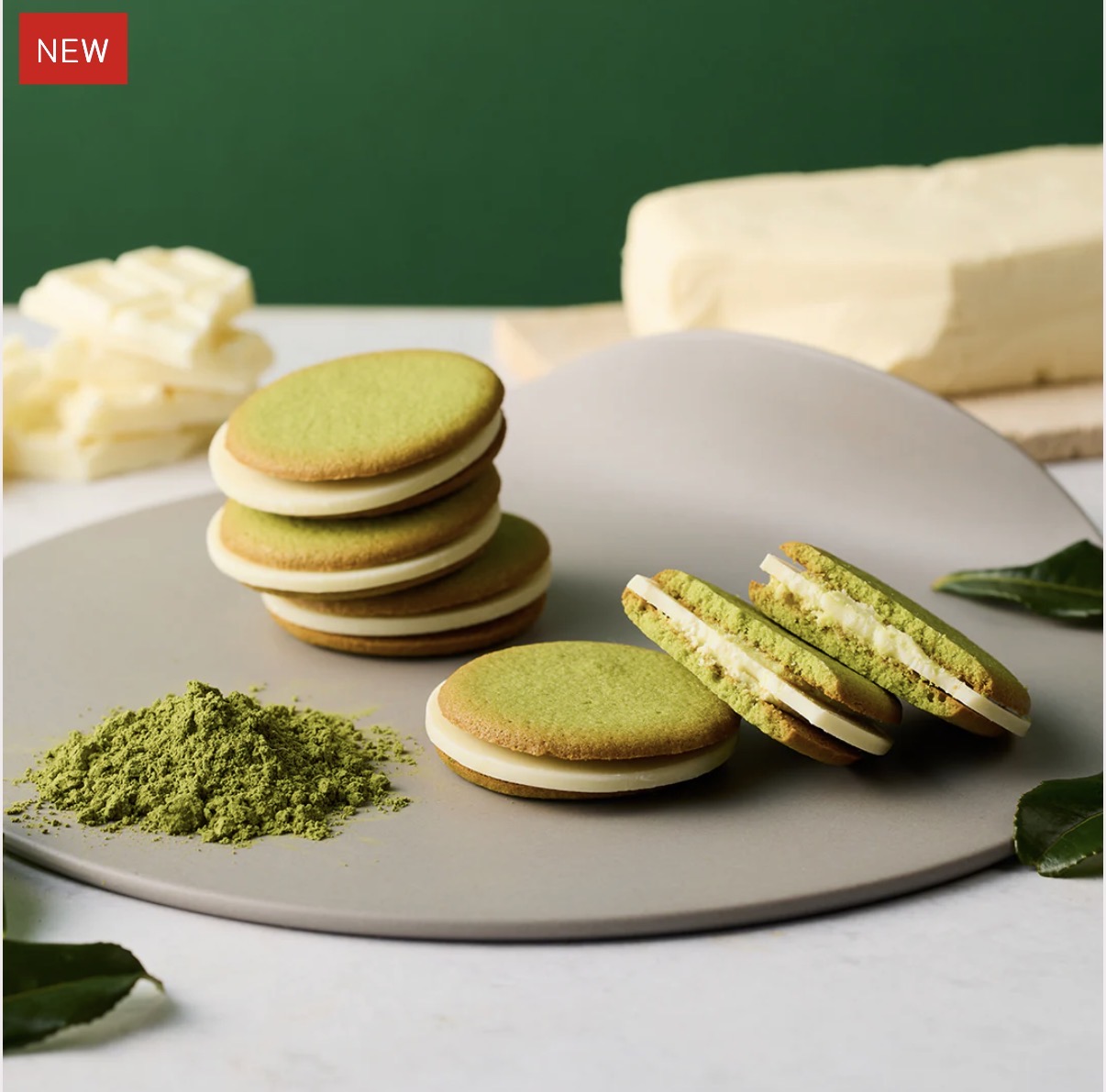 抹茶チーズラングドシャ