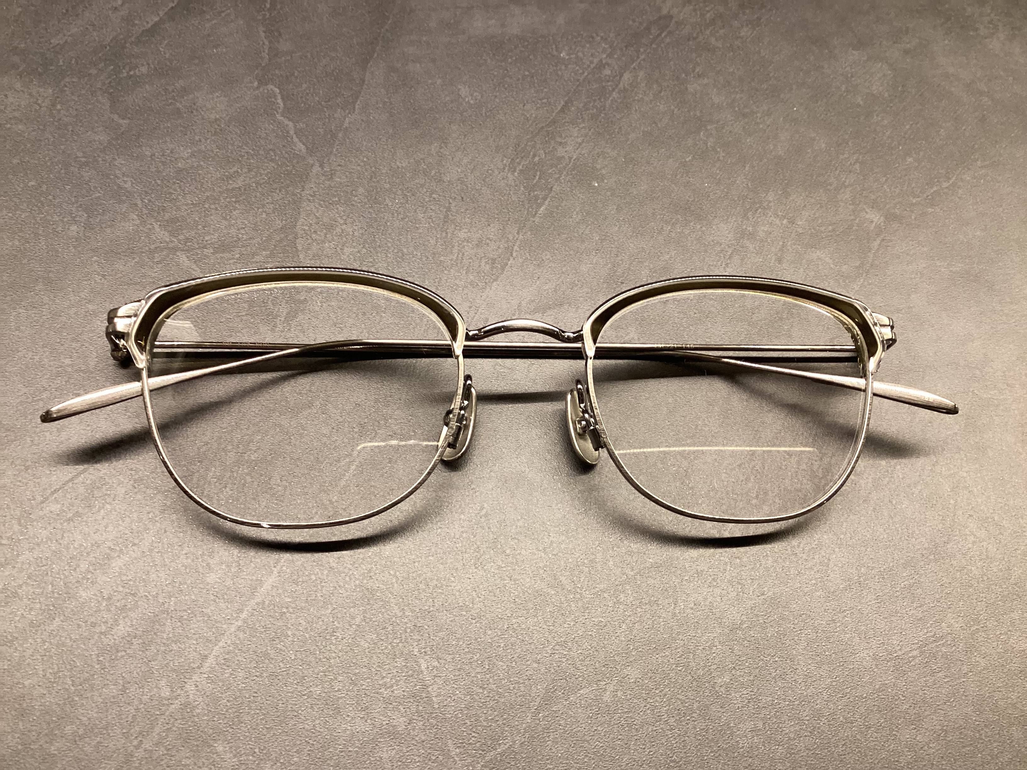 金子眼鏡 メタルブローフレーム