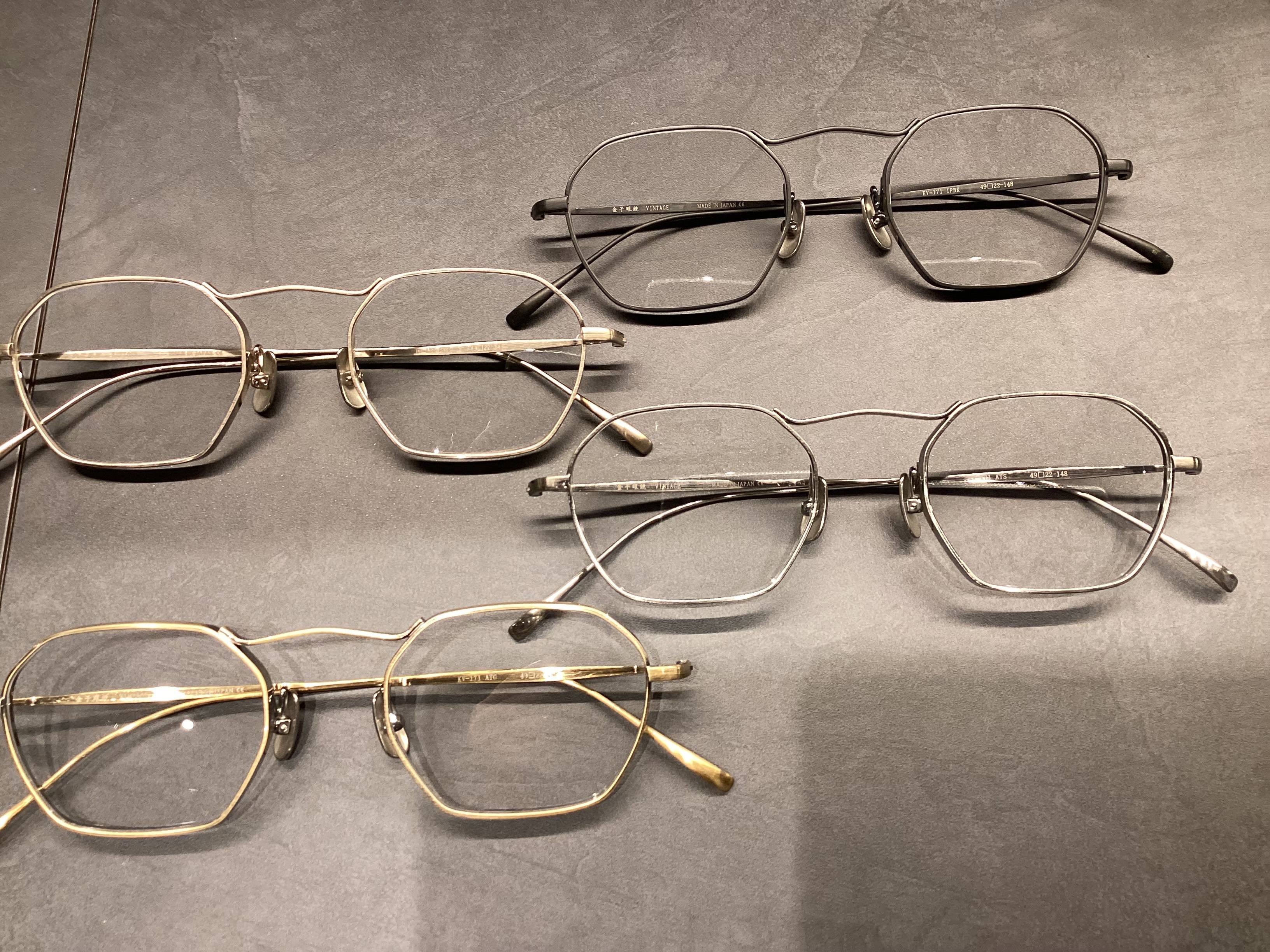 金子眼鏡店　六角形メタルフレーム