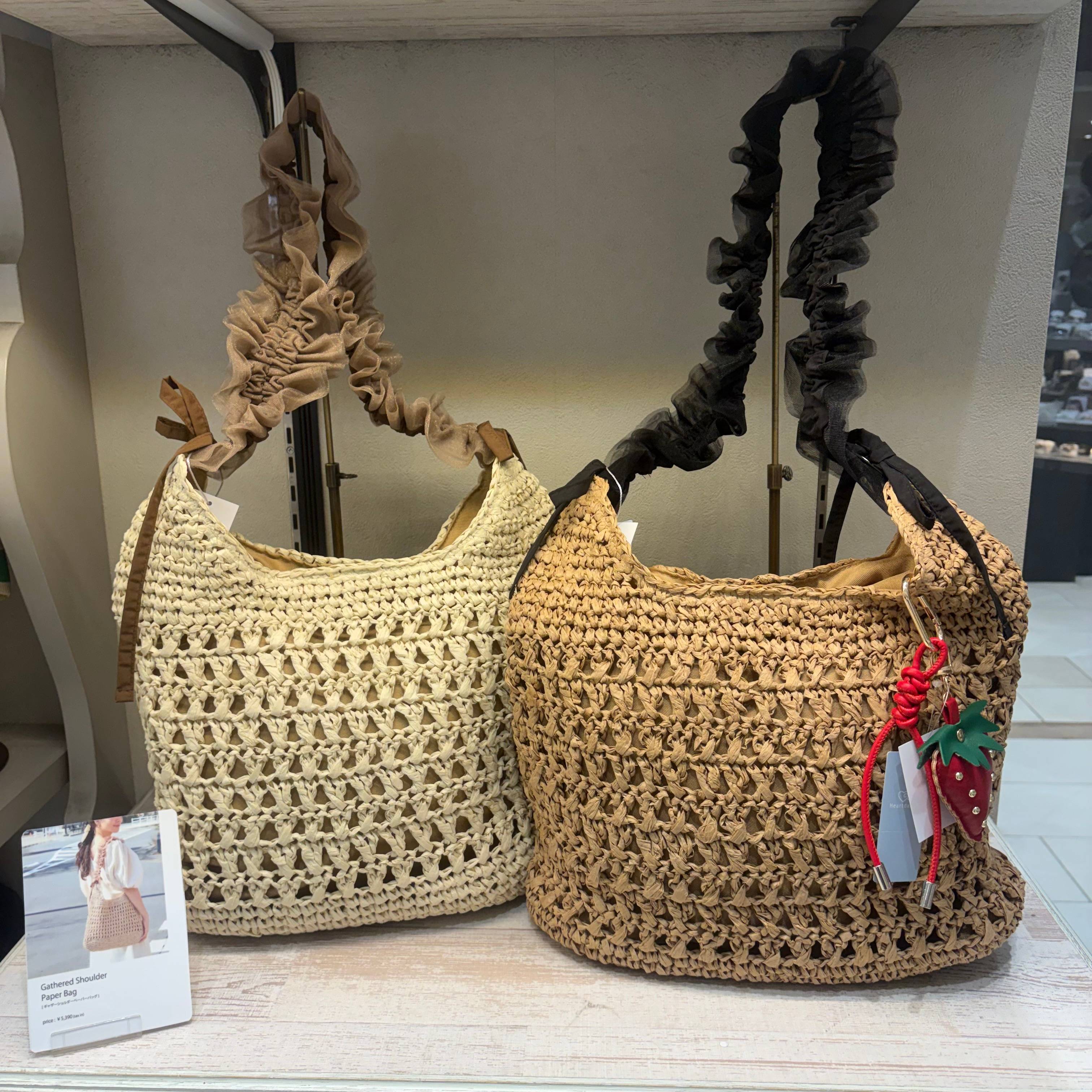 おすすめ！麦わらバッグ♪