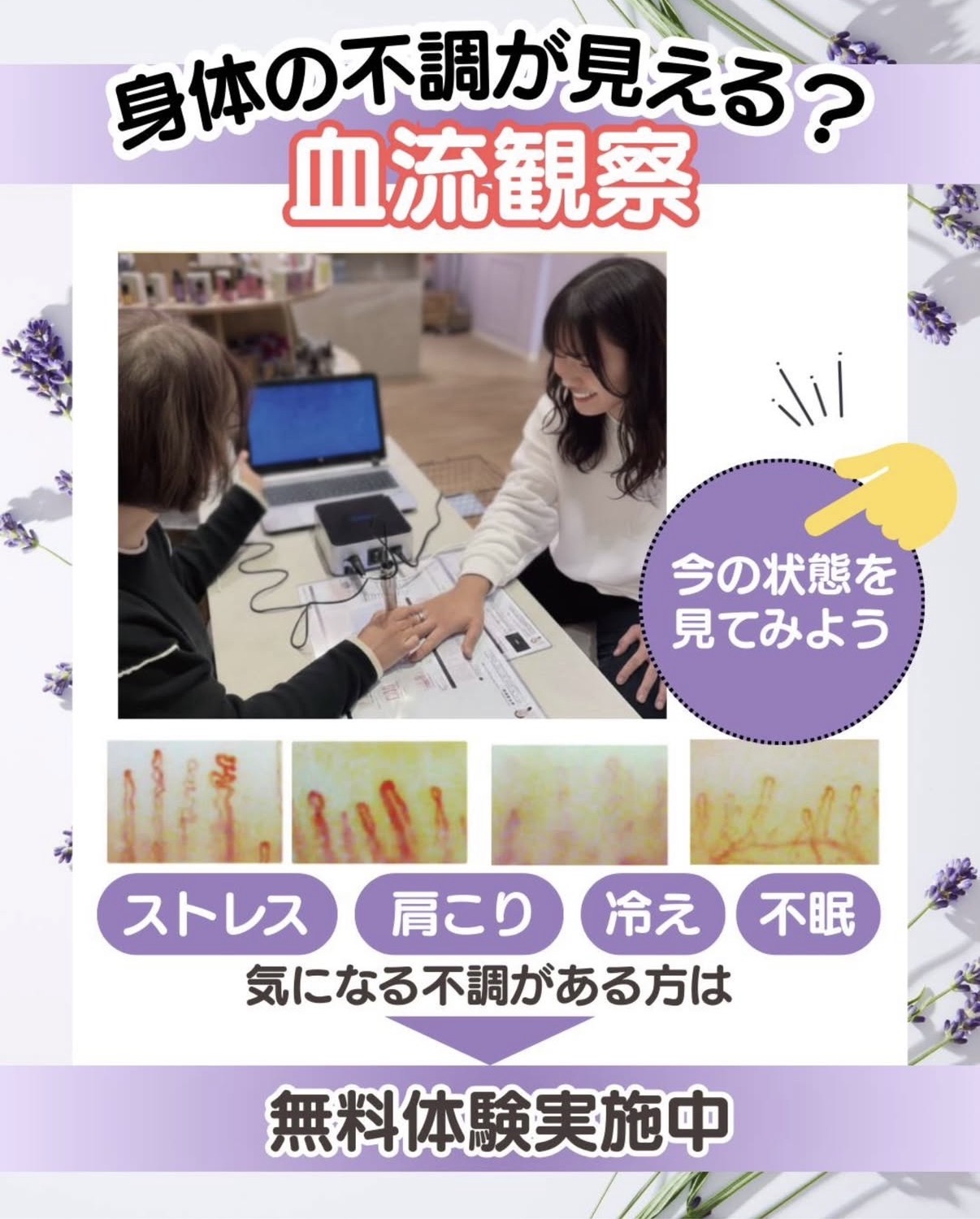 血流観察無料体験会