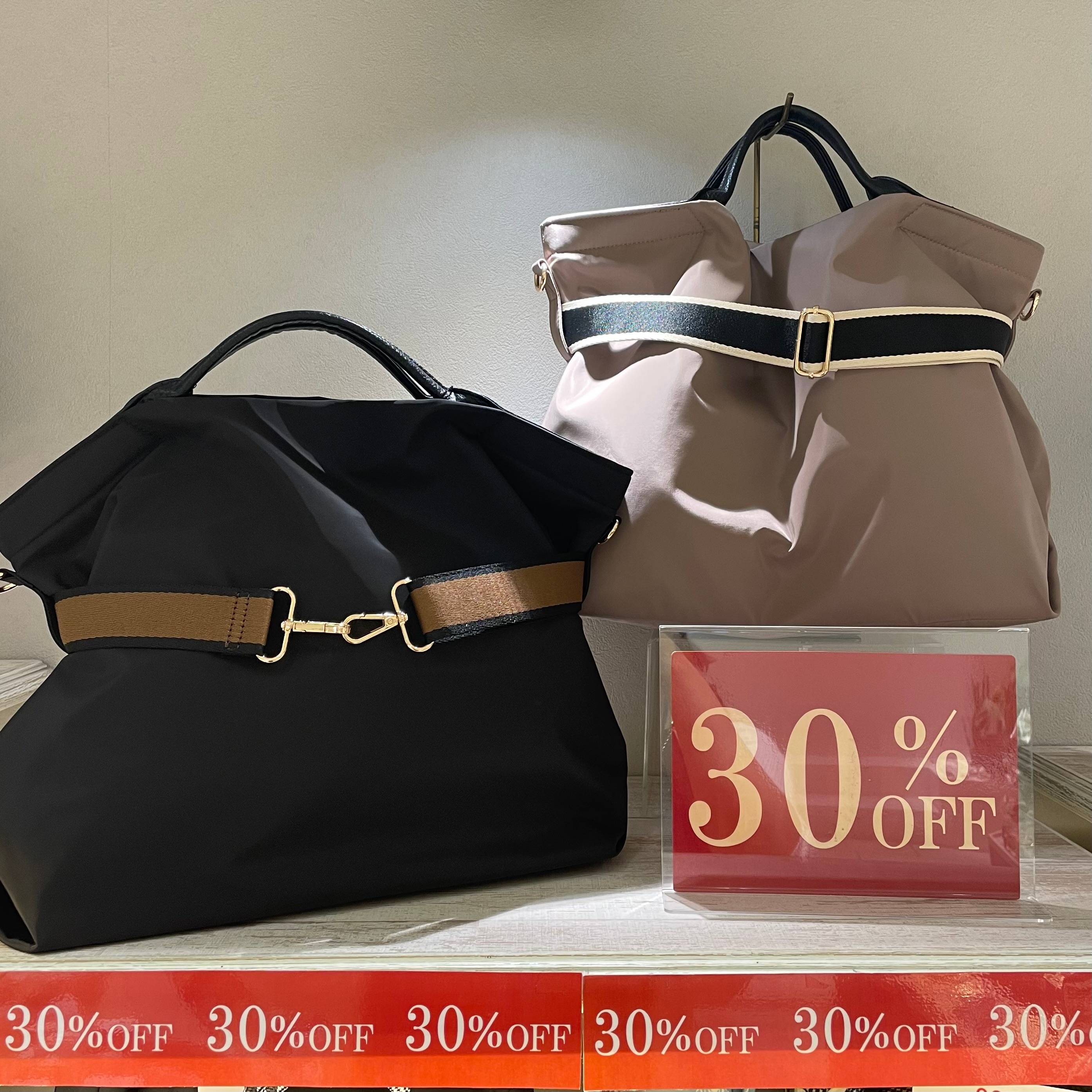 30%OFF！2wayトートバッグ！