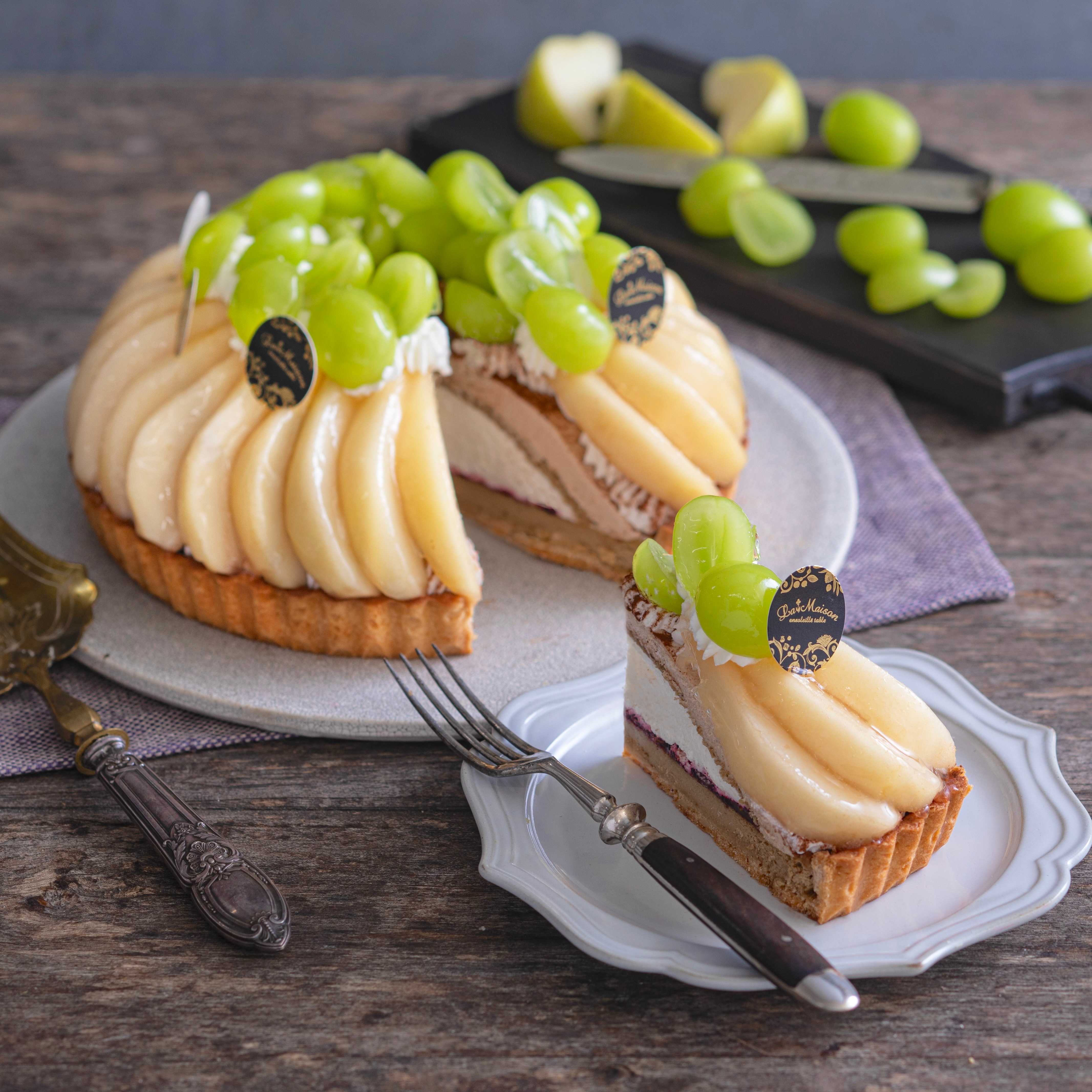 とろける芳醇な香りラ・フランスのタルト